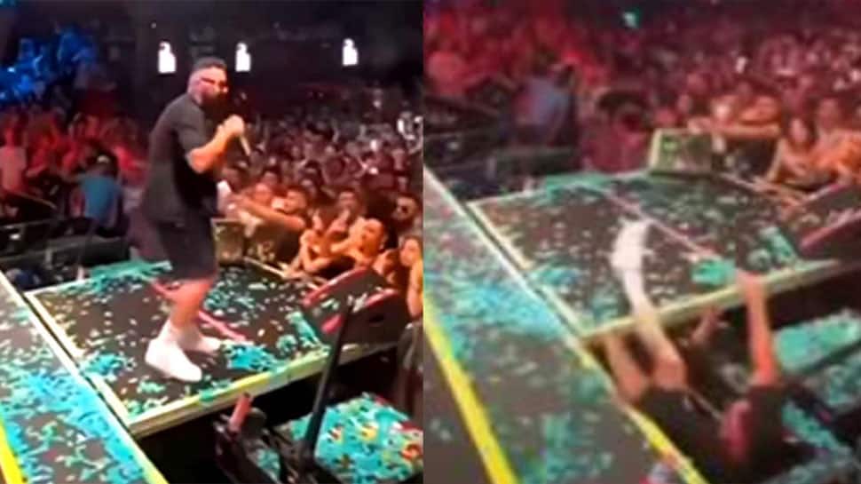 Badshah Trips And Falls Down During Concert? Know The Truth Behind This Viral Video - Watch