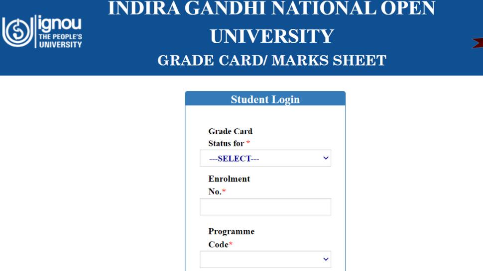 IGNOU Grade Card 2023 Released At ignou.ac.in- Direct Link To Download Here - Vimarsana News