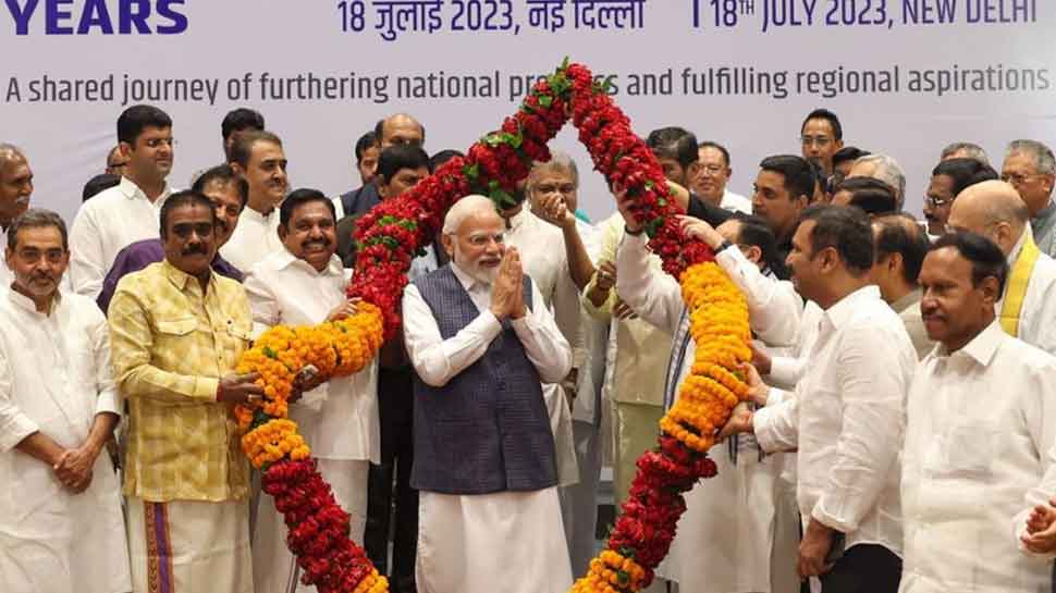 &#039;Time-Tested Alliance,&#039; Says PM Modi As 38 NDA Allies Meet In Delhi