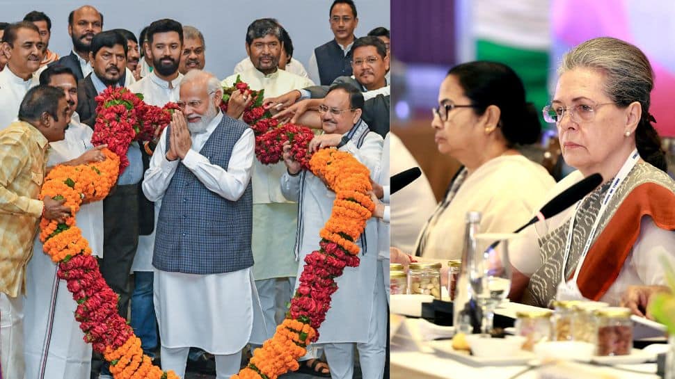 NDA&#039;s 38 vs Opposition&#039;s 26: List Of Parties That Attended Mega Meetings In Delhi, Bengaluru