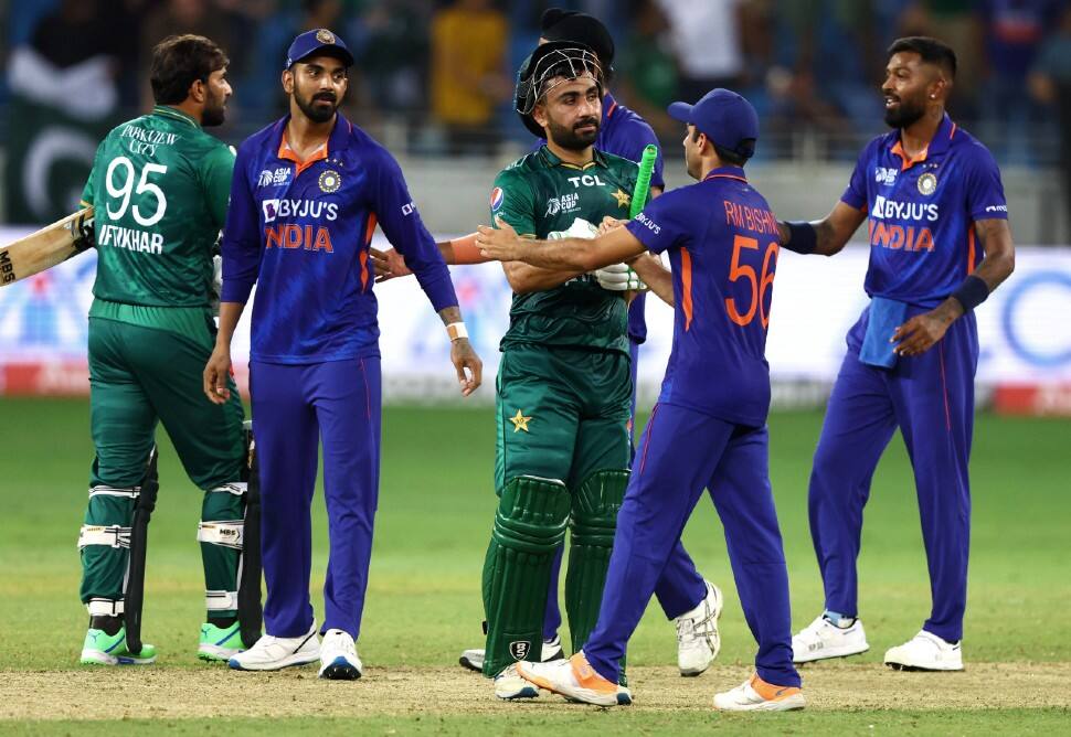 Mohammad Rizwan's 71 and Muhammad Nawaz's 20-ball 42 helped Pakistan win a thrilling Super 4 match against India in the Asia Cup 2022 Super 4 stage. (Photo: ANI)