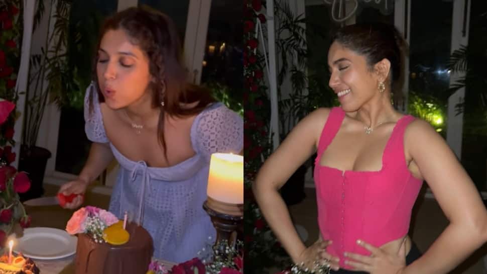 Bhumi Pednekar&#039;s Birthday Celebration Has It All; Cakes, Candles, Flowers, Food And Friends - Pics Inside