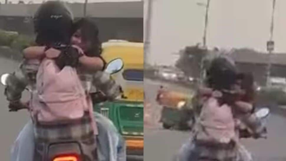 Video Of Delhi Couple Hugging While Riding Bike Goes Viral, Police Says &#039;Don&#039;t Copy Movies&#039;, Fines Rs 11,000