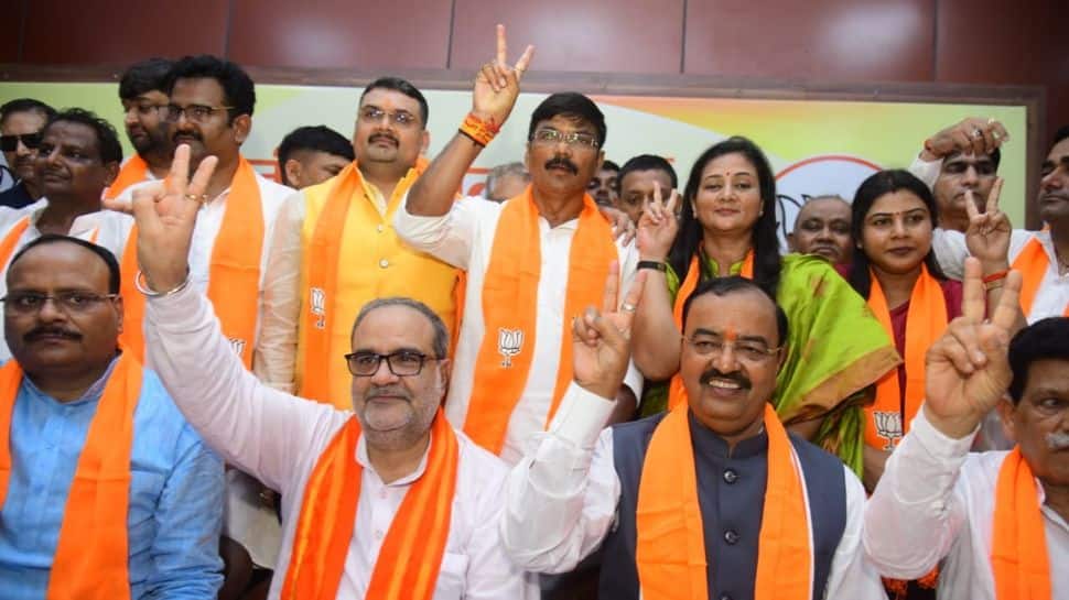 Blow To Opposition In UP, Several Former Legislators Join BJP Ahead Of