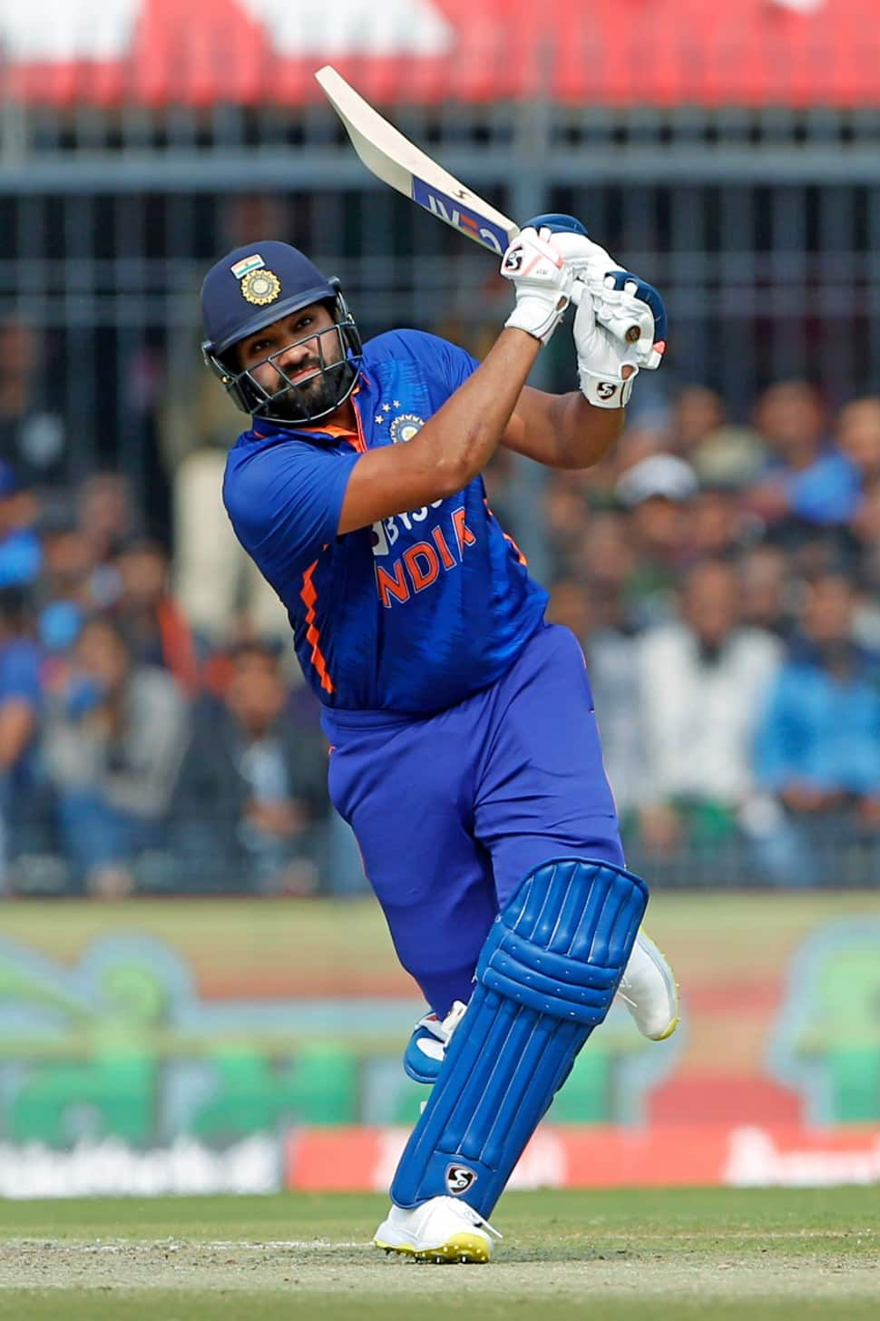 Team India skipper Rohit Sharma is 175 runs short of becoming the sixth Indian batter to complete 10,000 runs in ODIs. Rohit currently has 9,825 runs in 243 ODIs, can he achieve this feat in three-match ODI series against West Indies? (Photo: ANI)