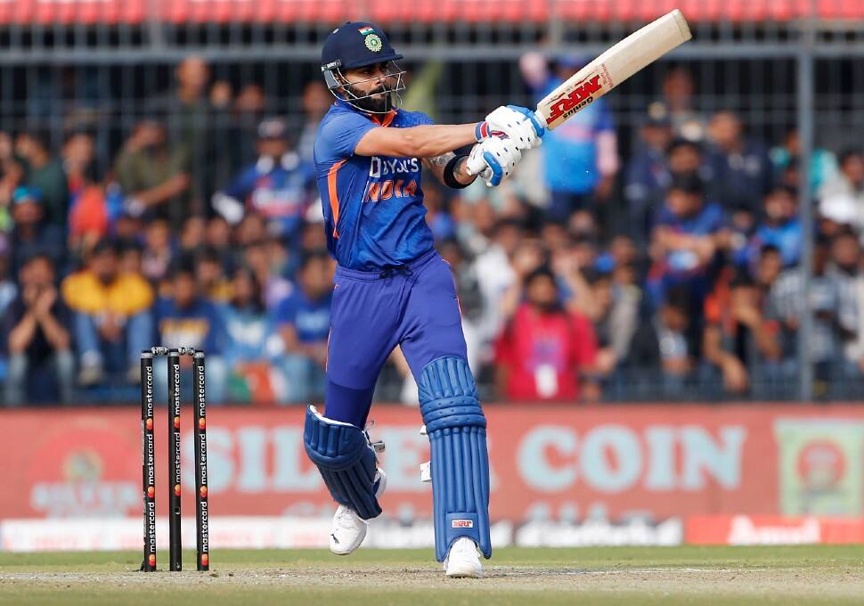 Former India captain Virat Kohli needs 102 more runs to complete 13,000 runs in ODI cricket. Kohli is currently 5th highest run-getter in ODIs with 12,898 runs with 46 centuries. (Photo: ANI)