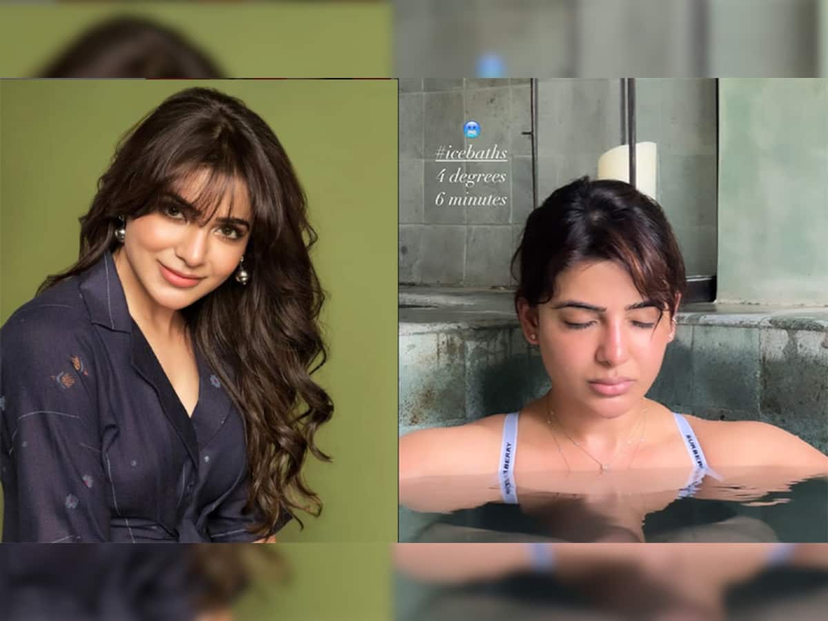 Samantha Ruth Prabhu Takes Ice Bath For 6 Minutes Under 4 Degrees ...