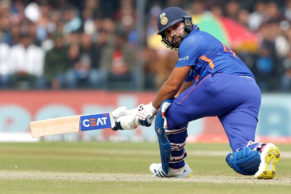Team India captain Rohit Sharma needs 175 runs to complete 10,000 runs in ODI cricket. Rohit could become the second-fastest India batter after Virat Kohli to reach this landmark. (Photo: ANI)