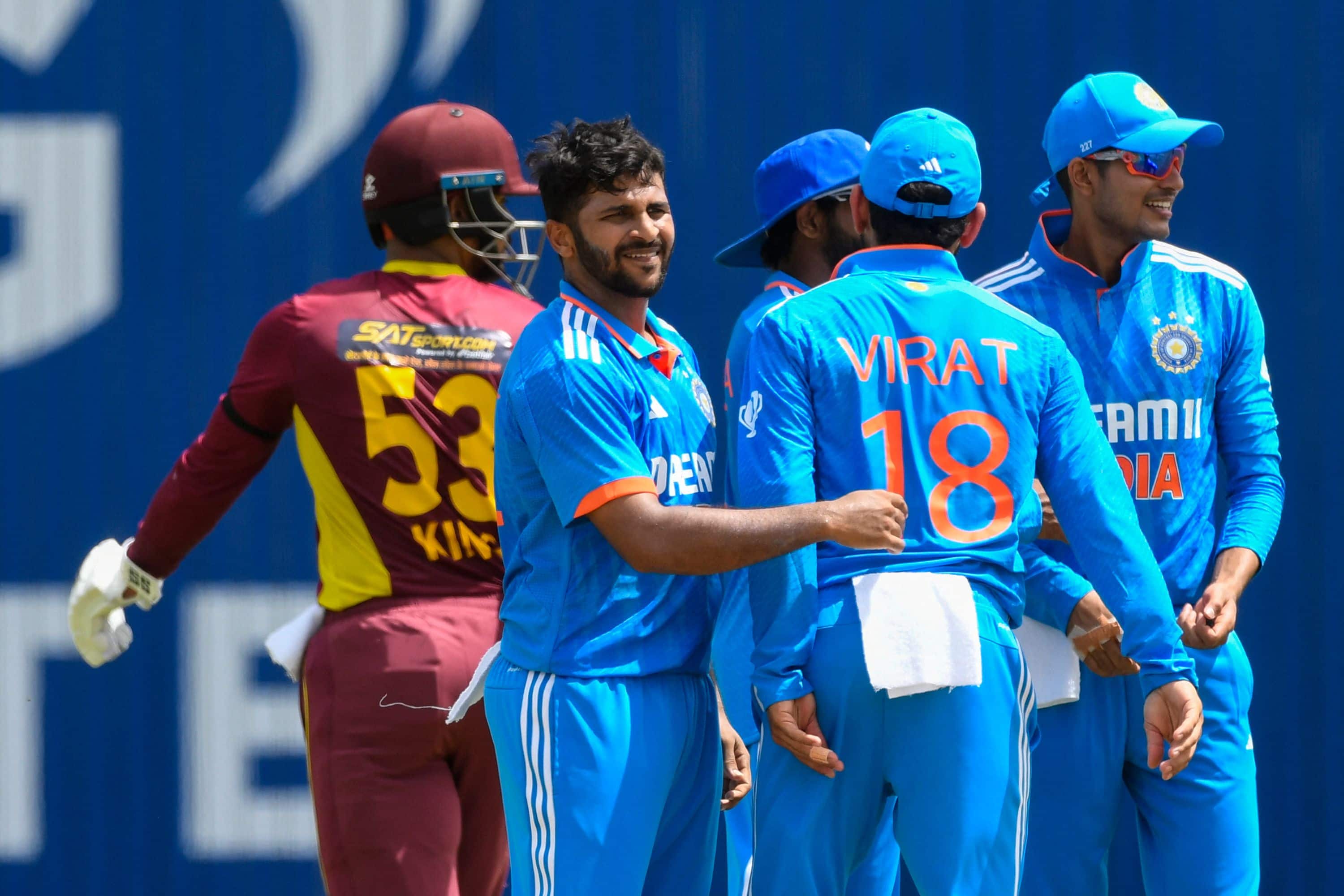 Lowest totals for WI vs India in ODIs