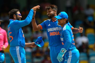 Winning with most balls to spare despite losing five or more wickets in 50-over ODIs