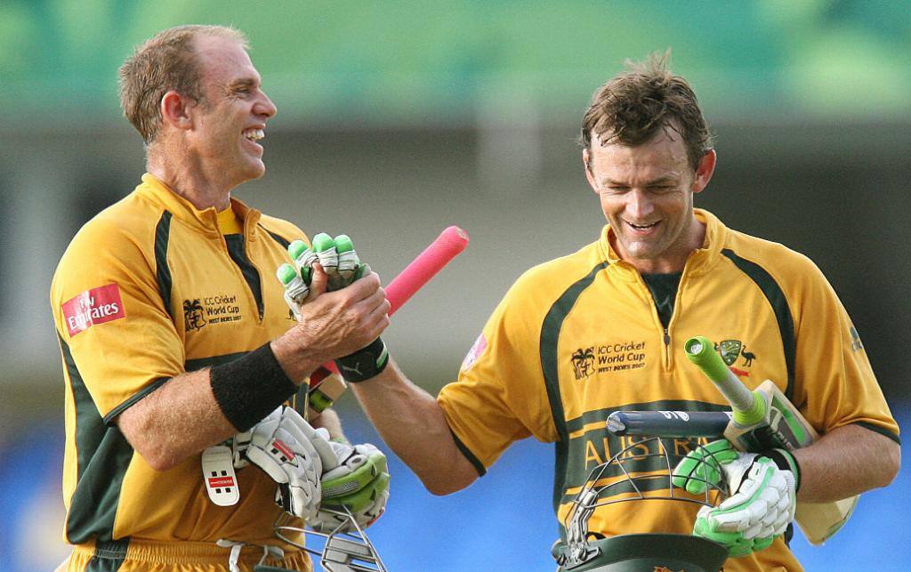 Adam Gilchrist and Matthew Hayden