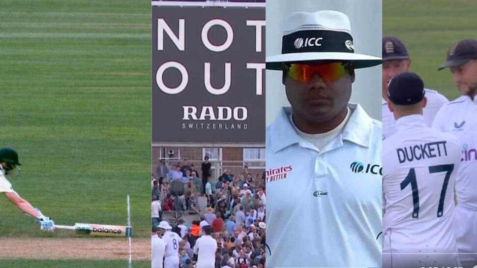 India Umpire Nitin Menon Gets High Praise After &#039;BRAVE&#039; Decision Under Pressure During 5th Ashes Test; WATCH