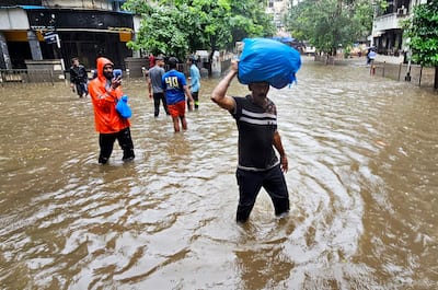 Heavy Rainfall In Mumbai; City Faces Waterlogging Situation 
