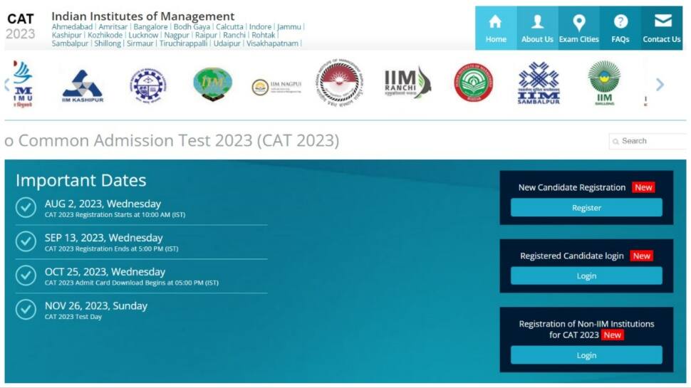 IIM CAT 2023 Exam Date OUT On iimcat.ac.in, Registration Begins On Aug 2, Check Official Notification Here