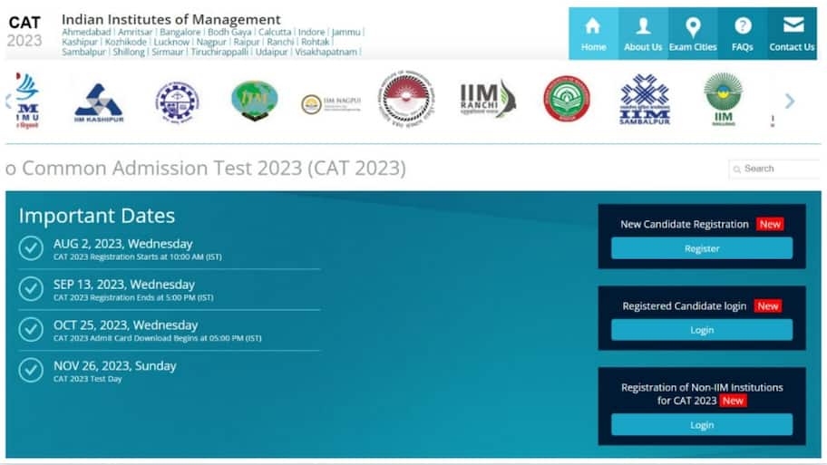 IIM CAT 2023 Exam Date OUT On iimcat.ac.in, Registration Begins On Aug ...