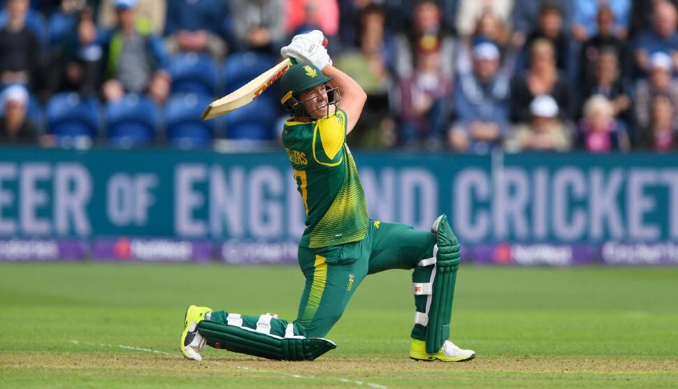 Former South Africa captain AB de Villiers retired with an ODI average of 53.5 with a strike-rate of 101.7. De Villiers scored 9,577 runs in ODI cricket. (Source: Twitter)