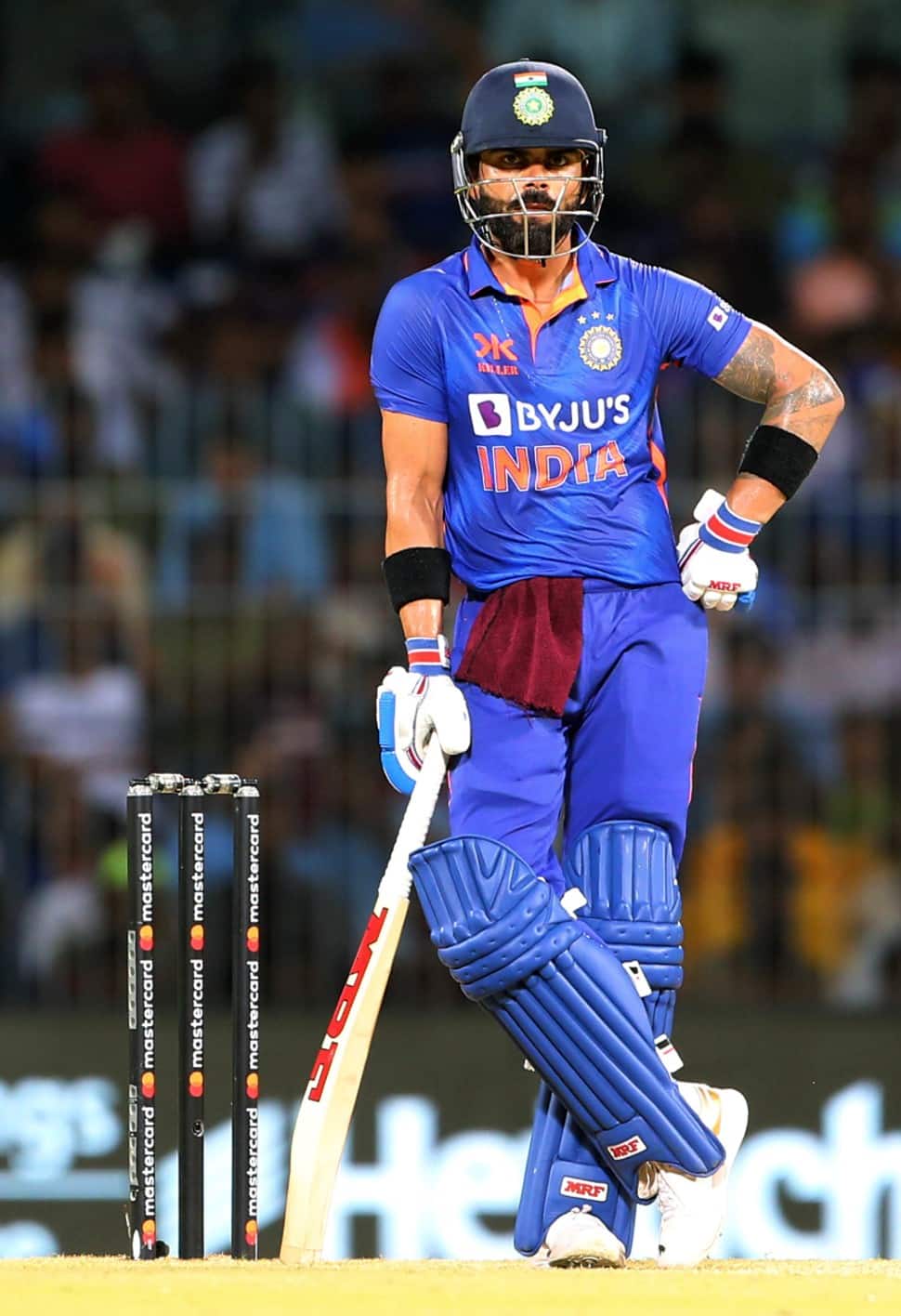 Former India captain Virat Kohli has a batting average of 57.32 in ODI cricket, the highest-ever in this format. Kohli needs 102 more runs to complete 13,000 runs in ODI cricket and become the fastest batter to achieve this feet. (Photo: ANI)