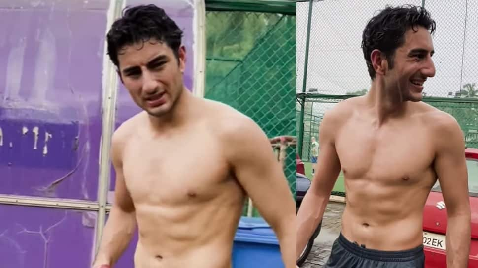 Netizens Drool Over Ibrahim Ali Khan&#039;s Shirtless Look, Say &#039;He Looks Exactly Like 90s Saif&#039; - Watch