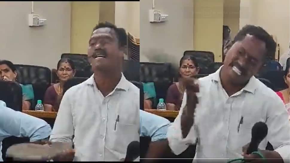 &#039;Better To Die...&#039;: Andhra Councillor Slaps Himself With Slipper For Failing Promises Made To Voters; Watch Viral Video