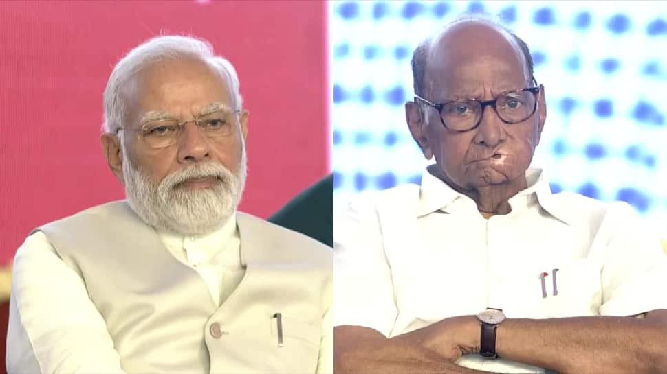 PM Modi Shares Stage With Sharad Pawar At Tilak Award Ceremony In Pune