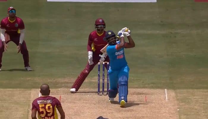 Watch: Sanju Samson Smashes 2 Huge Sixes In Third ODI, Video Goes Viral