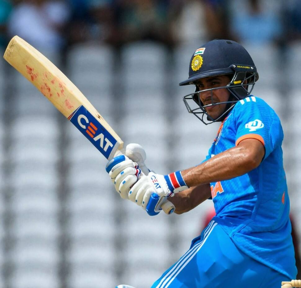 Team India opener Shubman Gill broke Pakistan opener Imam-ul-Haq's record for most runs after 27 ODI innings. Gill has scored 1,437 runs while Imam had scored 1,387 runs. (Source: Twitter)