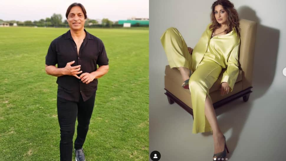 Shoaib Akhtar and Sonali Bendre 