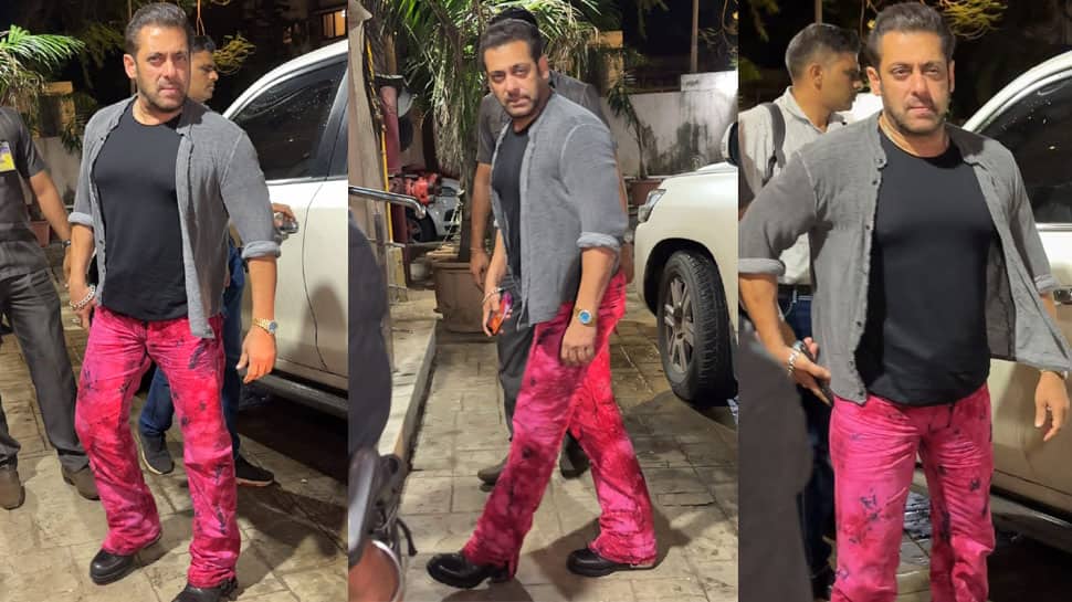 Salman Khan Wears Jazzy Pink Pants At Brother Arbaaz Khan's Birthday Bash, Fans Think 'Bhai Promoting Barbie' – Watch Salman Khan Wears Jazzy Pink Pants At Brother Arbaaz Khan's Birthday Bash, Fans Think 'Bhai Promoting Barbie' – Watch