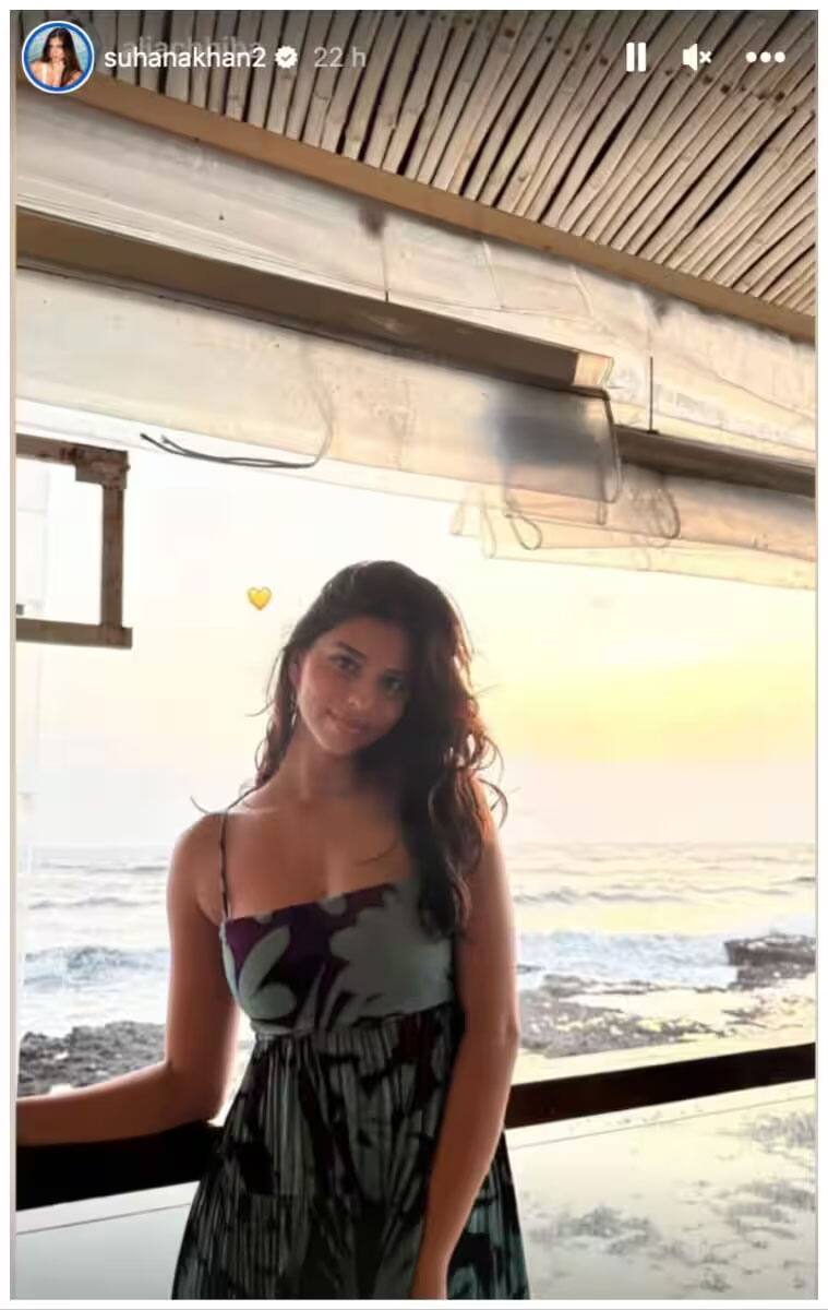 Suhana Khan In a Maxi Dress