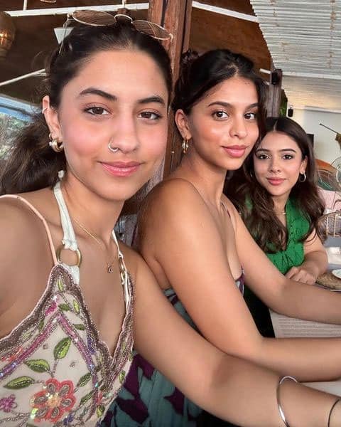 Suhana Khan With Her Cousin and Friend