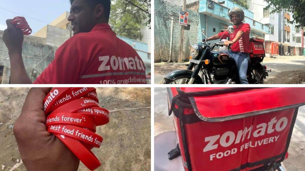 Zomato CEO Deepinder Goyal Personally Presents Food &amp; Bracelets To Delivery Executives &amp; Customers On Friendship Day, Shares Pics