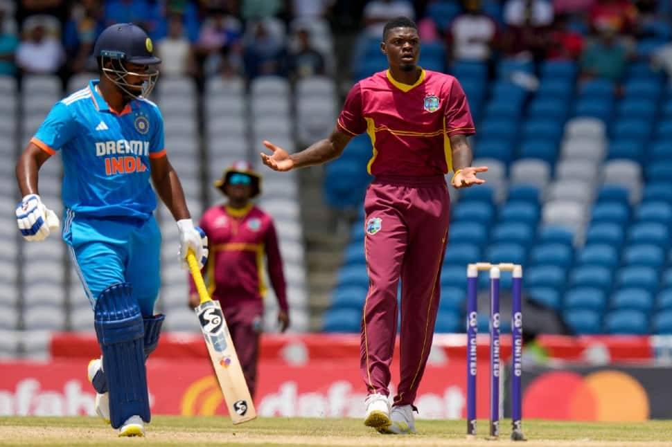 West Indies pacer Alzarri Joseph reached the milestone of 100 wickets in T20 cricket. Joseph claimed 2/28 in second T20I vs India. (Photo: AP)