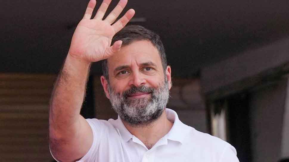 WATCH: Rahul Gandhi Pays Tribute To Mahatma Gandhi After Being Reinstated As MP, Congress Leaders Distribute Sweets