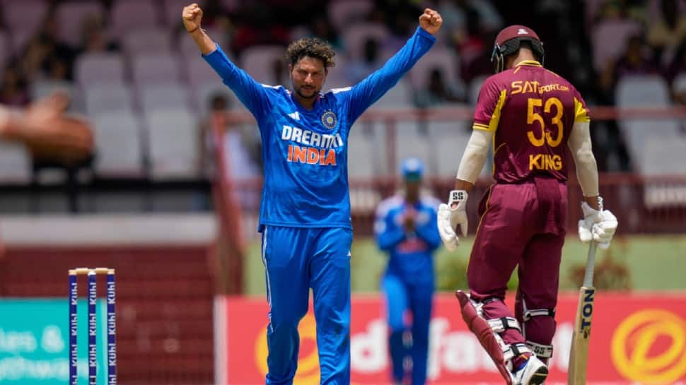 WATCH: Kuldeep Yadav Becomes Fastest Indian Bowler To Claim 50 Wickets In T20I Cricket