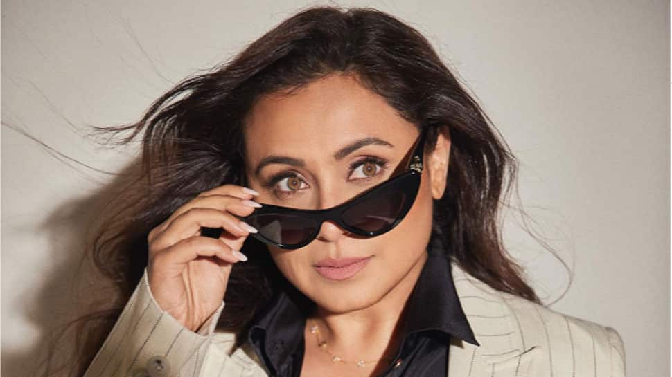 Rani Mukerji Exudes Bossy Vibes In Monochrome Pant Suit At IFF Melbourne