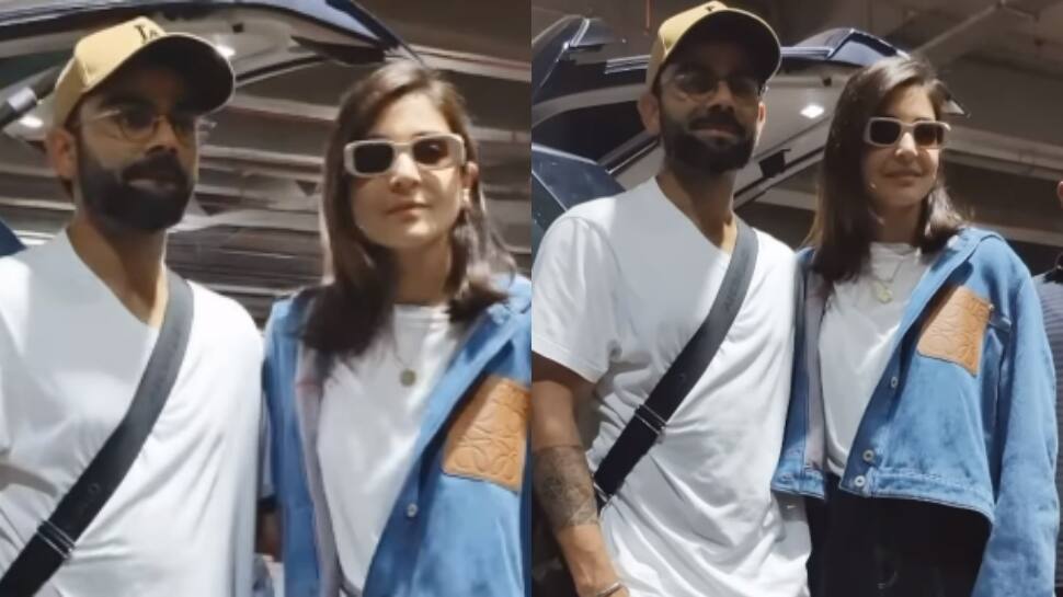 Power Couple Virat Kohli, Anushka Sharma Treat Fans With Adorable Appearance In Casuals - Watch