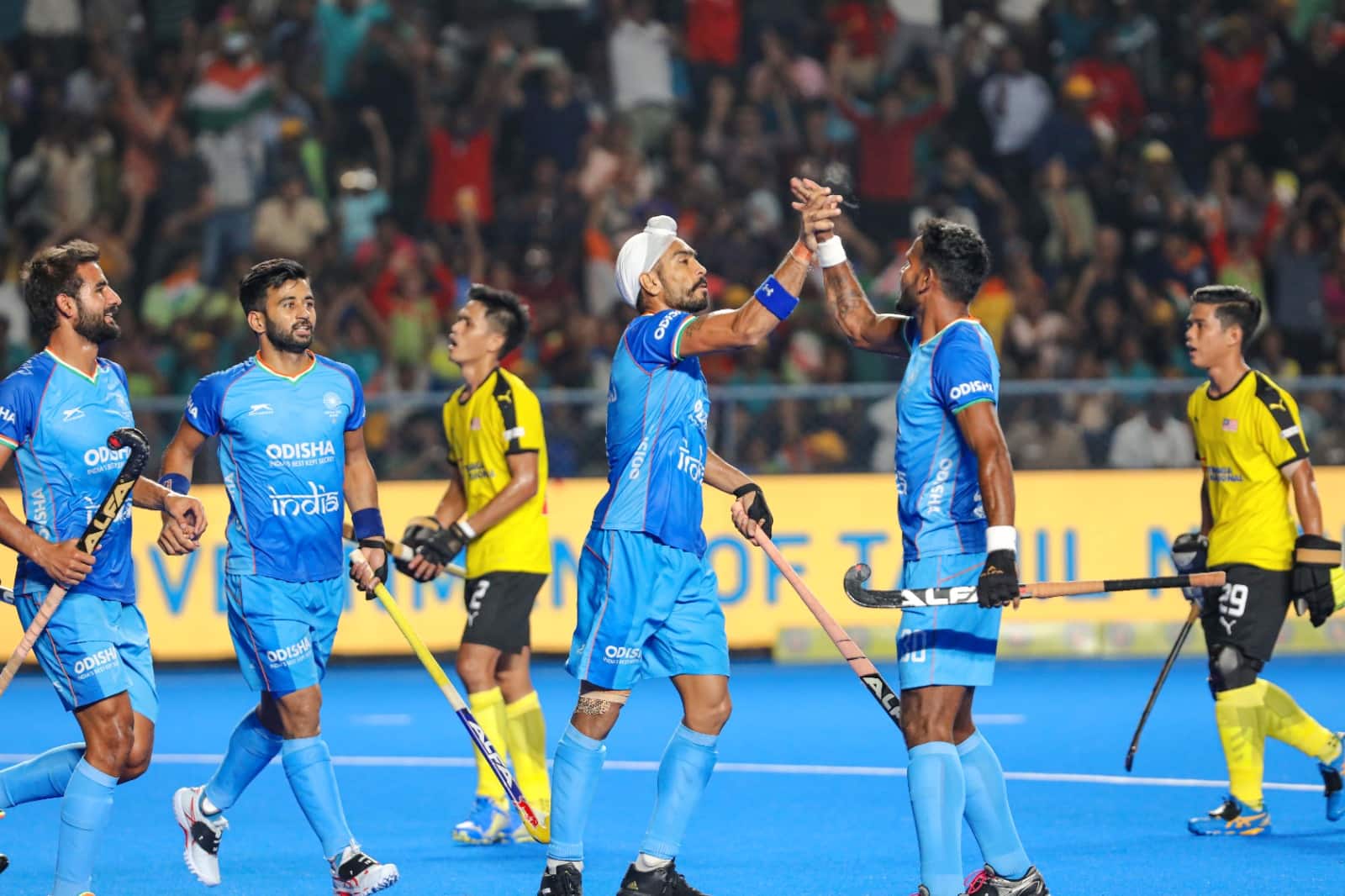 India Claim Thrilling Victory Against Malaysia In Asian Champions