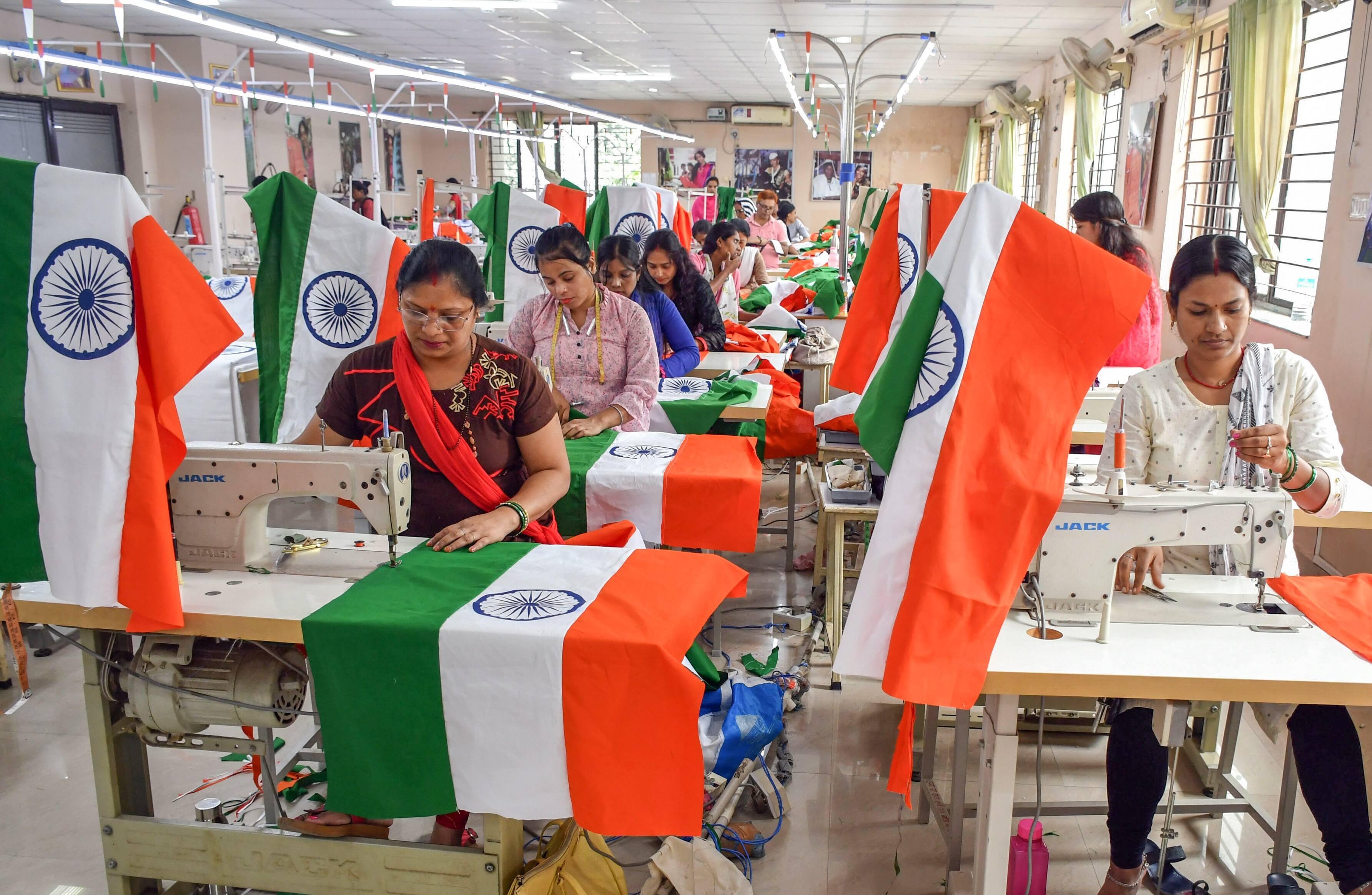 Independence Day 2023: Tri-color National Flag In making