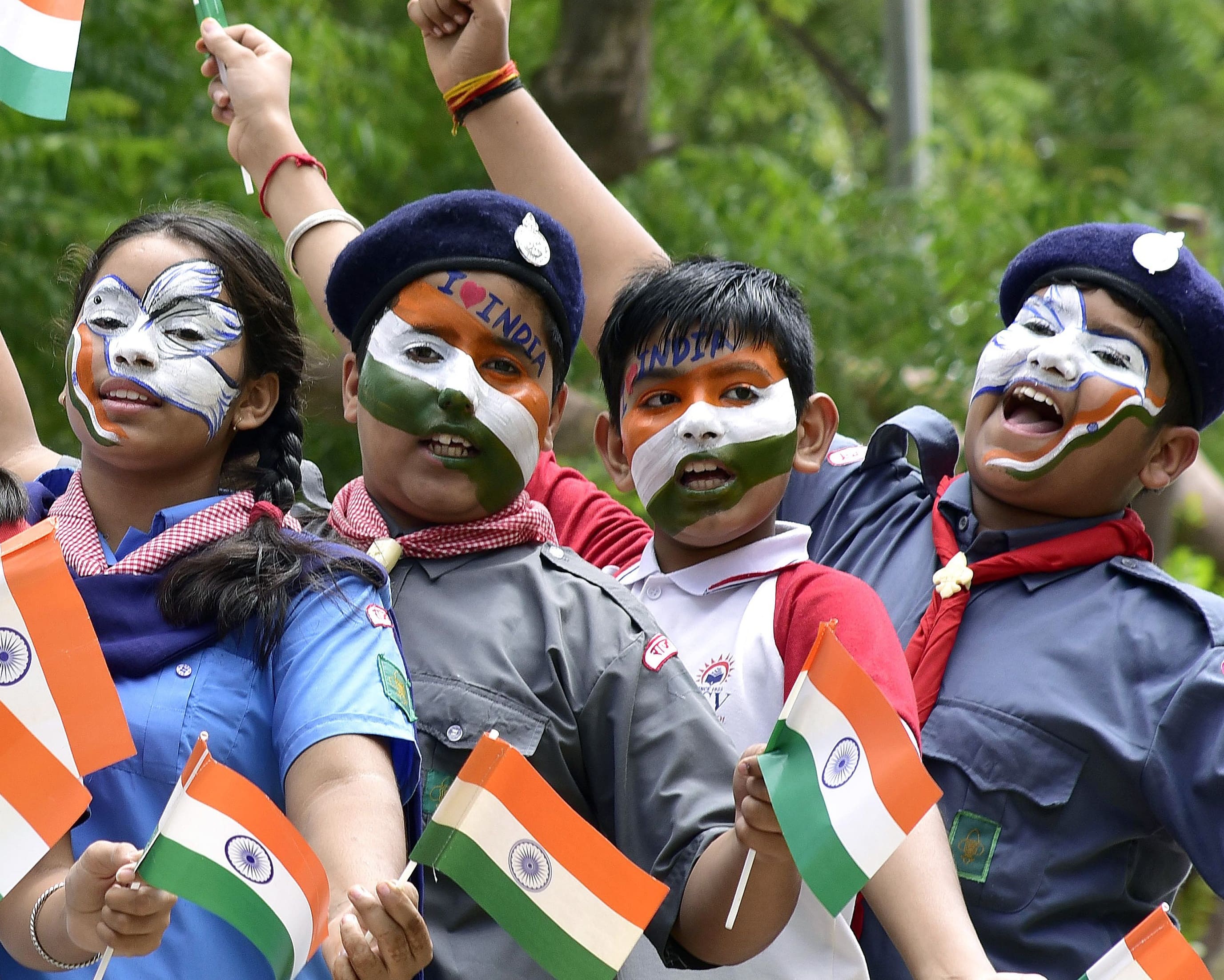 Independence Day 2023: Children Rehearse For 15 August Celebration
