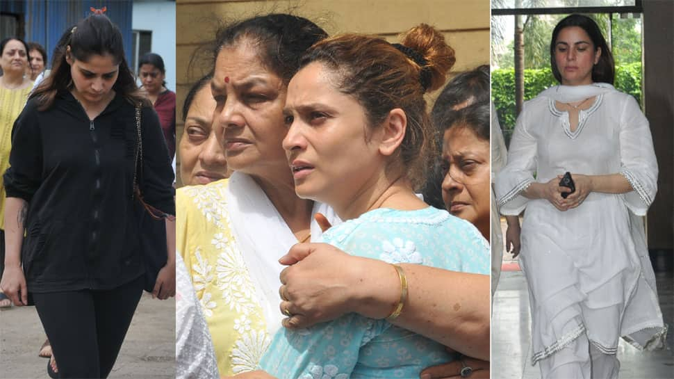 Ankita Lokhande&#039;s Father Shashikant Lokhande Dies, Shraddha Arya, Arti Singh Pay Last Respects At Funeral