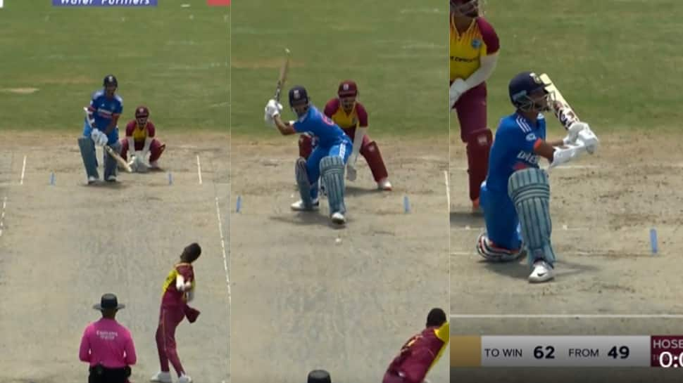 WATCH: Yashasvi Jaiswal&#039;s Switch-Hit For Six In 4th T20I Vs WI Is Going Viral