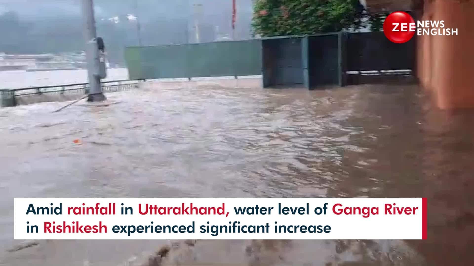 Uttarakhand Rain Water Level Of Ganga River Crosses Danger Mark In