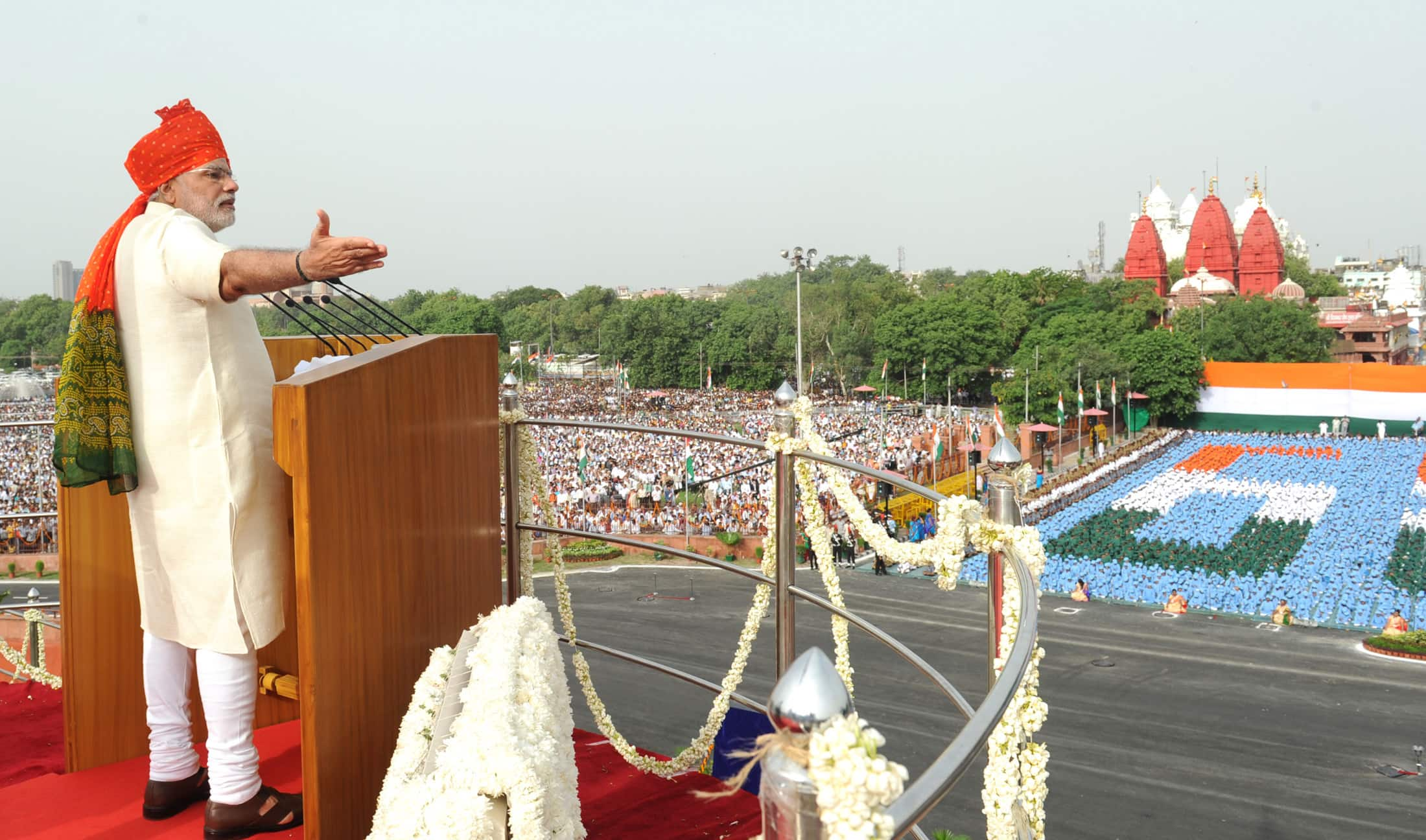 Narendra Modi's First Independence As Prime Minister Of India In 2014