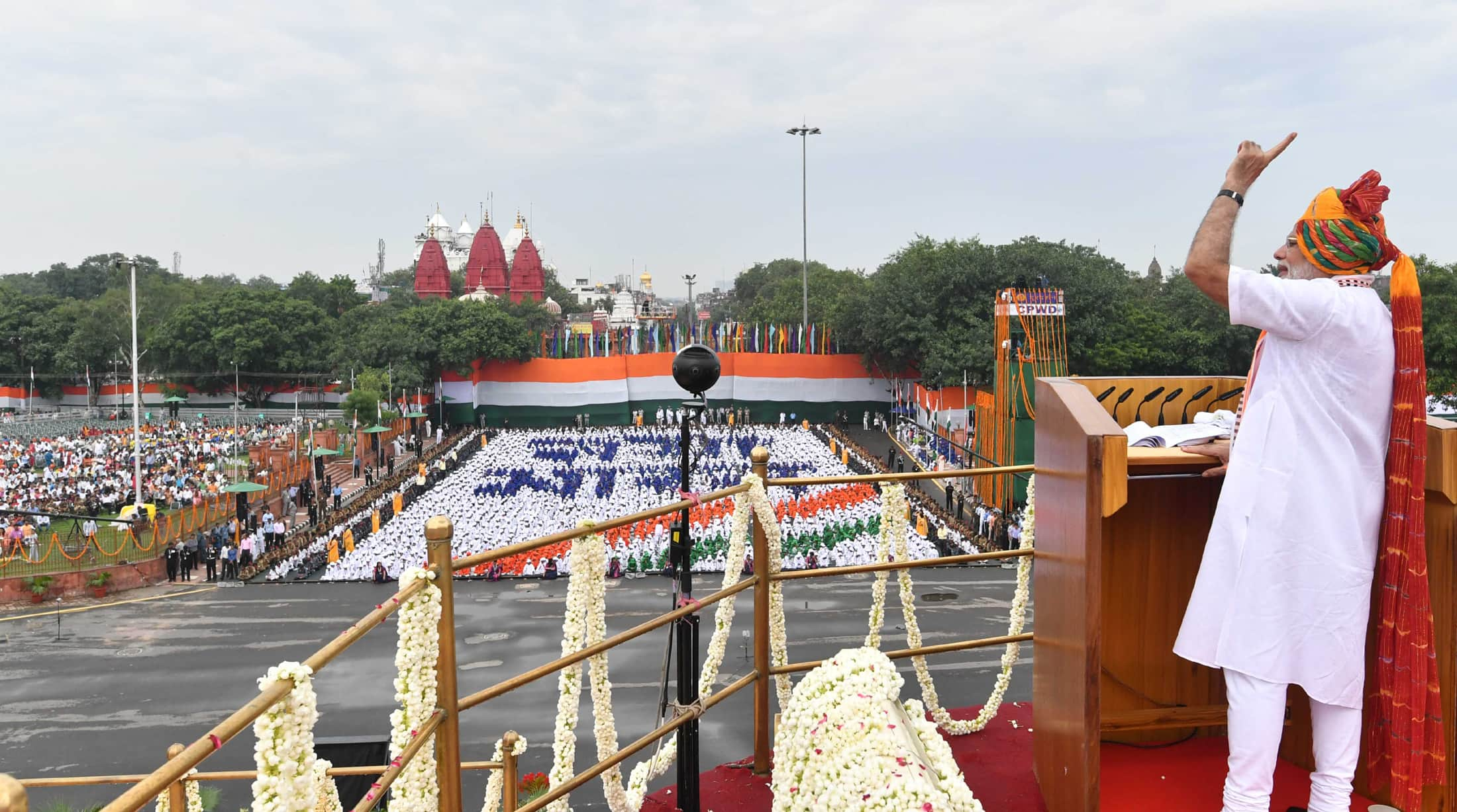 PM Modi's 'Pachrangi Safa' For Independence Day 2019