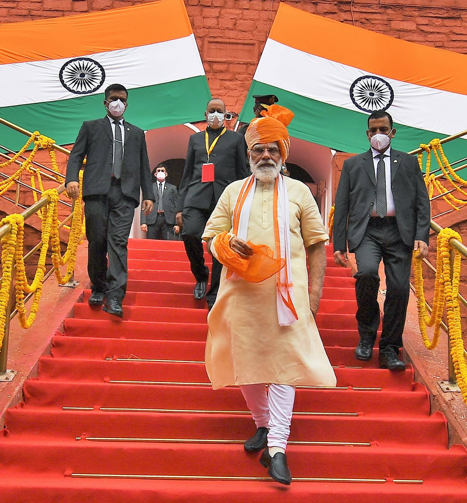 Independence Day: PM's All Yellow Attire For 2020