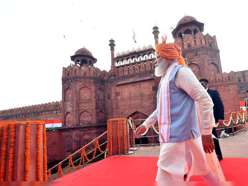 In Pics: Decoding PM Narendra Modi's Independence Day Turbans, Attires ...