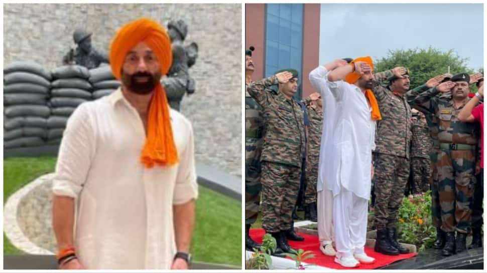 Happy Independence Day: &#039;Gadar 2&#039; Actor Sunny Deol Hoists National Flag At Infantry Research Center in Madhya Pradesh