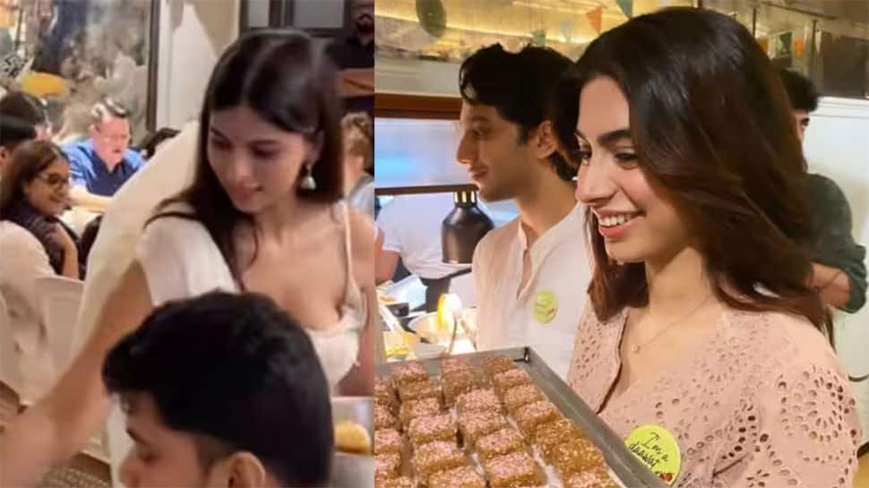 Suhana Khan, Khushi Kapoor Along With The Archies Cast Serve Food At Mumbai Restaurant On Independence Day