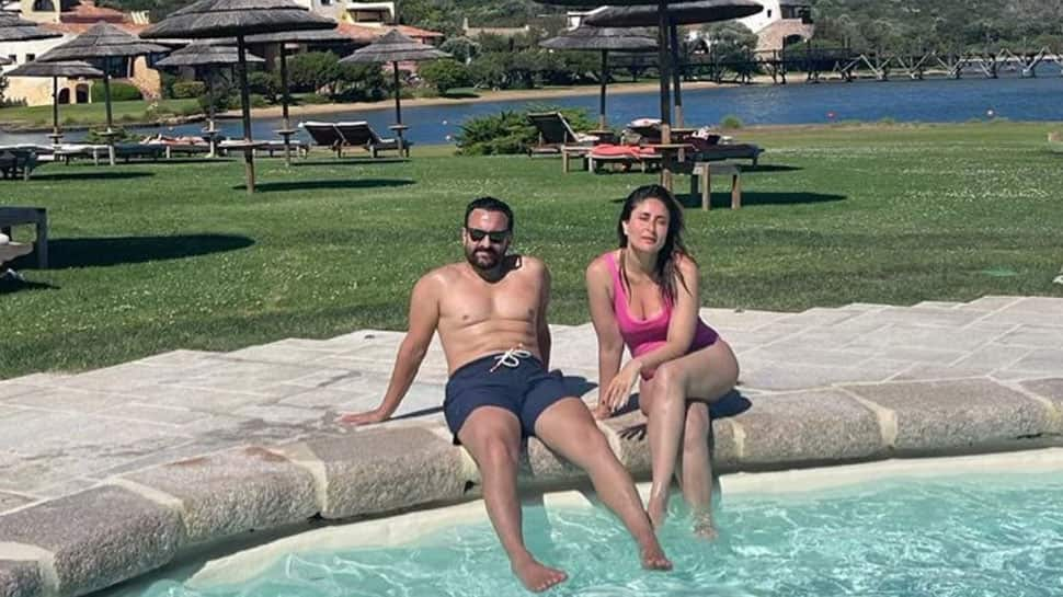 Bollywood News: Kareena Kapoor Khan Shares Photo In Pink Monokini On Poolside On Saif Ali Khan&#039;s Birthday