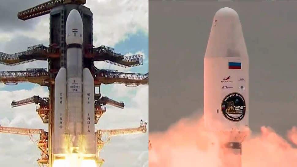 You are currently viewing India vs Russia: Race To Moons South Pole Heats Up As Chandrayaan-3, Luna-25 Gear Up For Lunar Landings